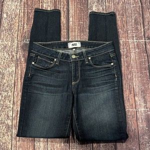 Paige Women Verdugo Ultra Skinny‎ Dark Wash Stretch Denim Jeans Size 27X29.5